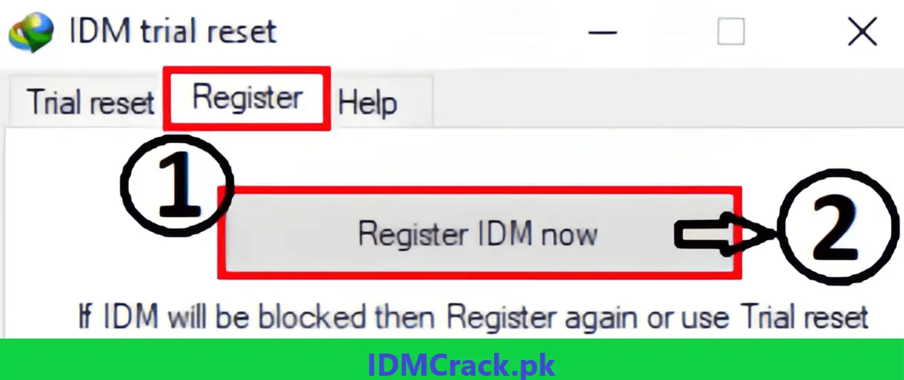How IDM Trial Reset